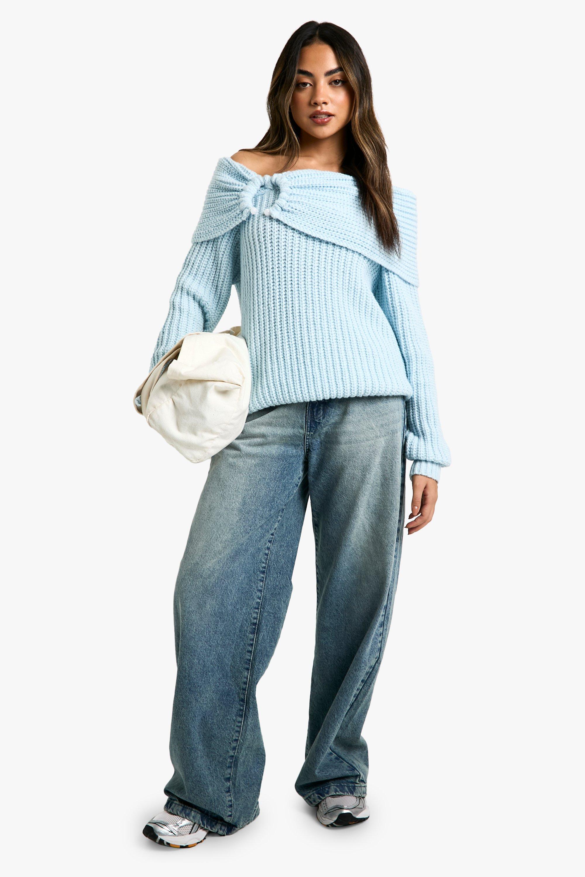 Bardot knitted jumper hotsell